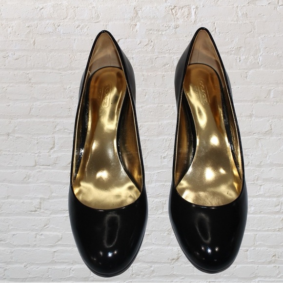 Coach Salma Soft Patent Heels - Picture 1 of 5